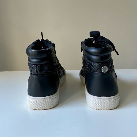 Steve Madden Black Euriah High-Tops - Picture 4 of 5